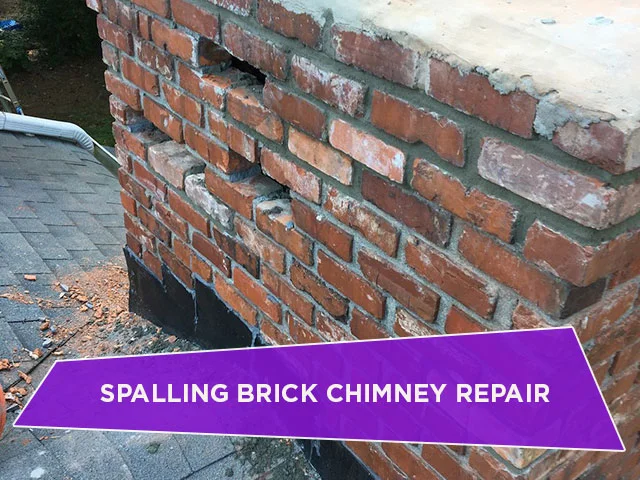Spalling Brick Chimney Repair
