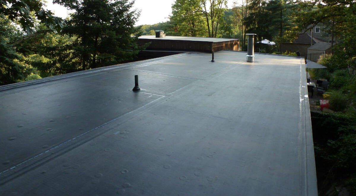 Commercial EPDM rubber roof