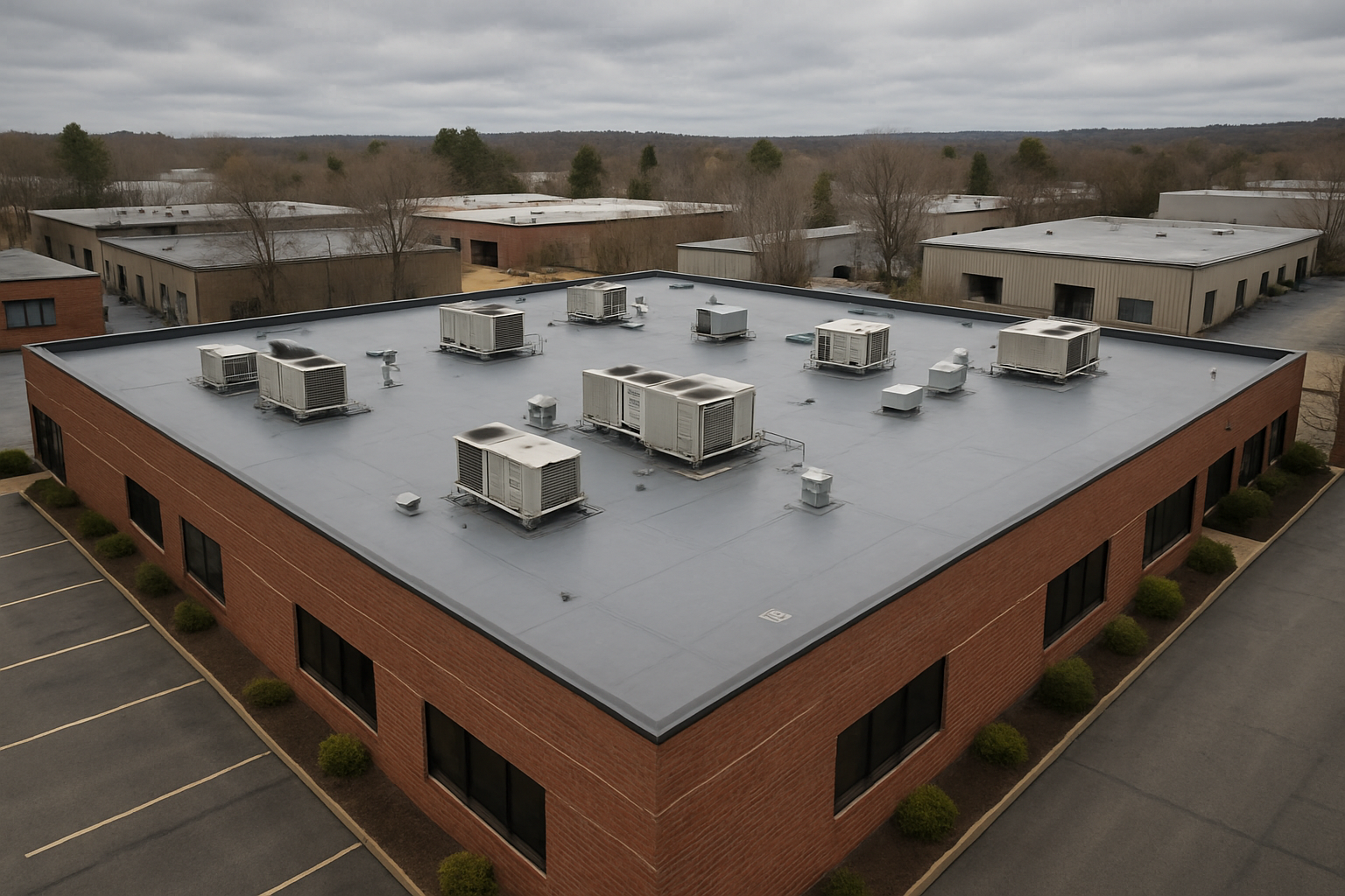 How Flat Roof Systems Work for Commercial Properties in Massachusetts