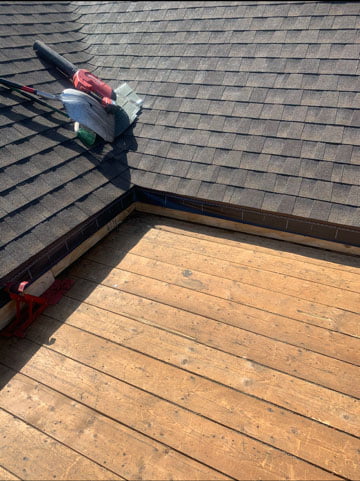 After — new roof installation