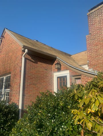 Before — old roof prior to replacement