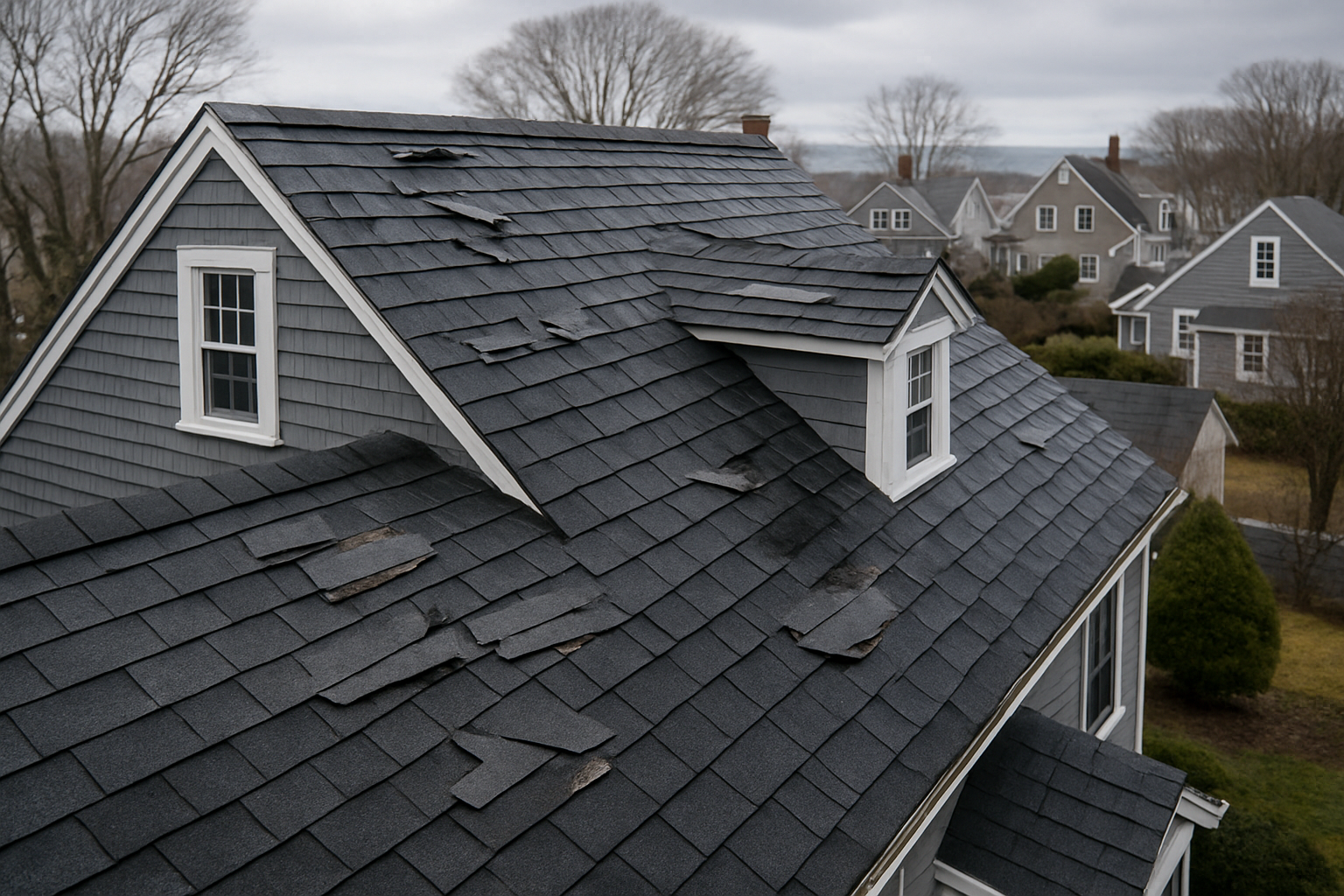 Why Emergency Roof Repair After a Nor'easter Requires a Licensed Roofing Contractor